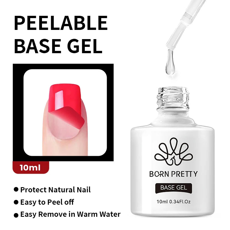 BORN PRETTY 10ml Jelly Nude Gel Nail Polish 50 Colors
