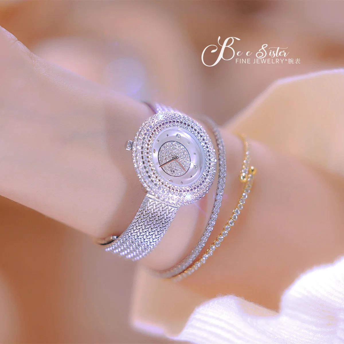Luxury waterproof watch for women