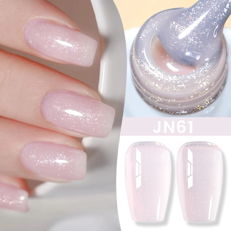 BORN PRETTY 10ml Jelly Nude Gel Nail Polish 50 Colors