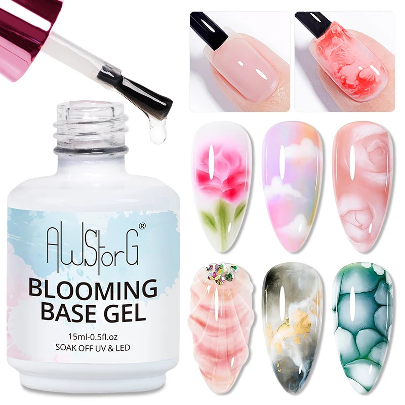 15ml Nail Blooming Gel, Blossom Spreading Effect