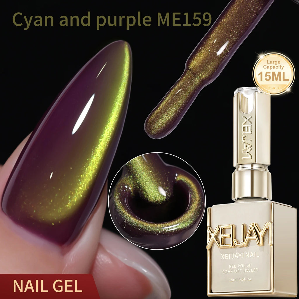 15ML Cat eye Nail Gel polish Semi Permanent Nail Art Soaking