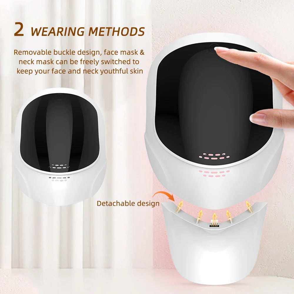 7 Colors LED Lifting Rechargeable Face Neck Mask
