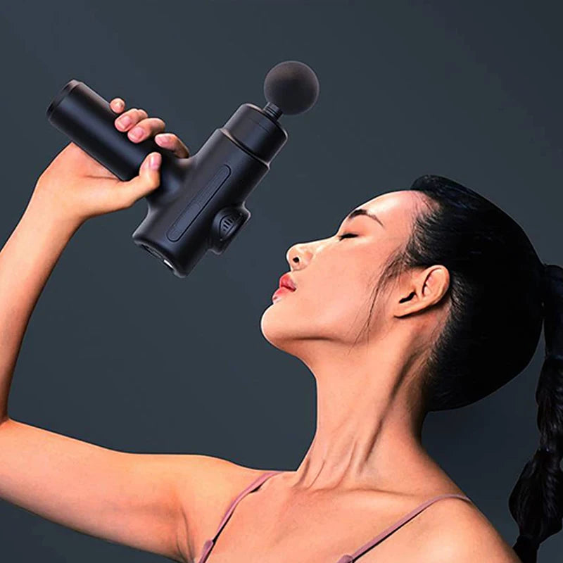 Electric Deep Tissue Massage Gun – 8 Attachments for Full-Body Muscle Relaxation, Sports & Fitness