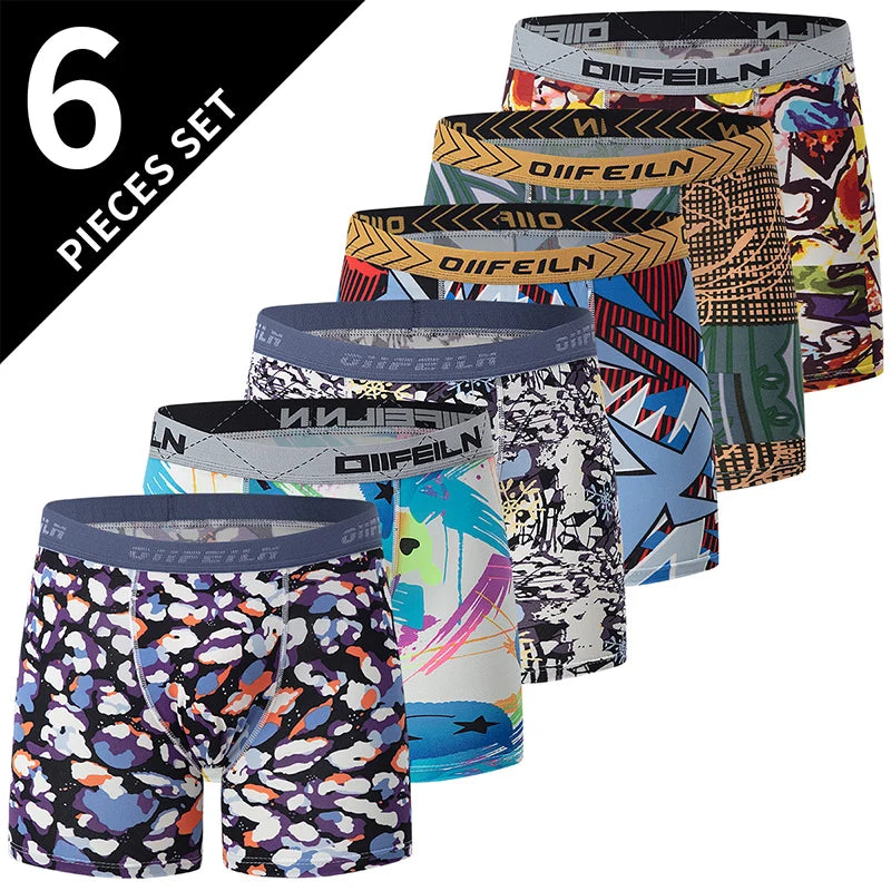 4/5/10 Pcs Fashionable Men's Long Underwear Casual