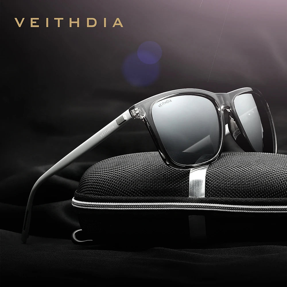 VEITHDIA Unisex Retro Aluminum Polarized  Sunglasses