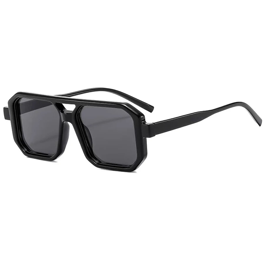 1pc Unisex Square Retro Sunglasses