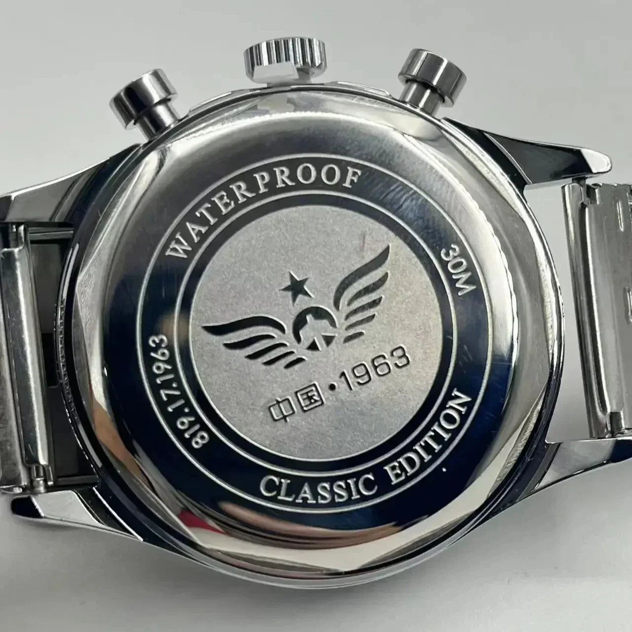 Men's automatic  watches 1963 pilot watch 42mm waterproof retro