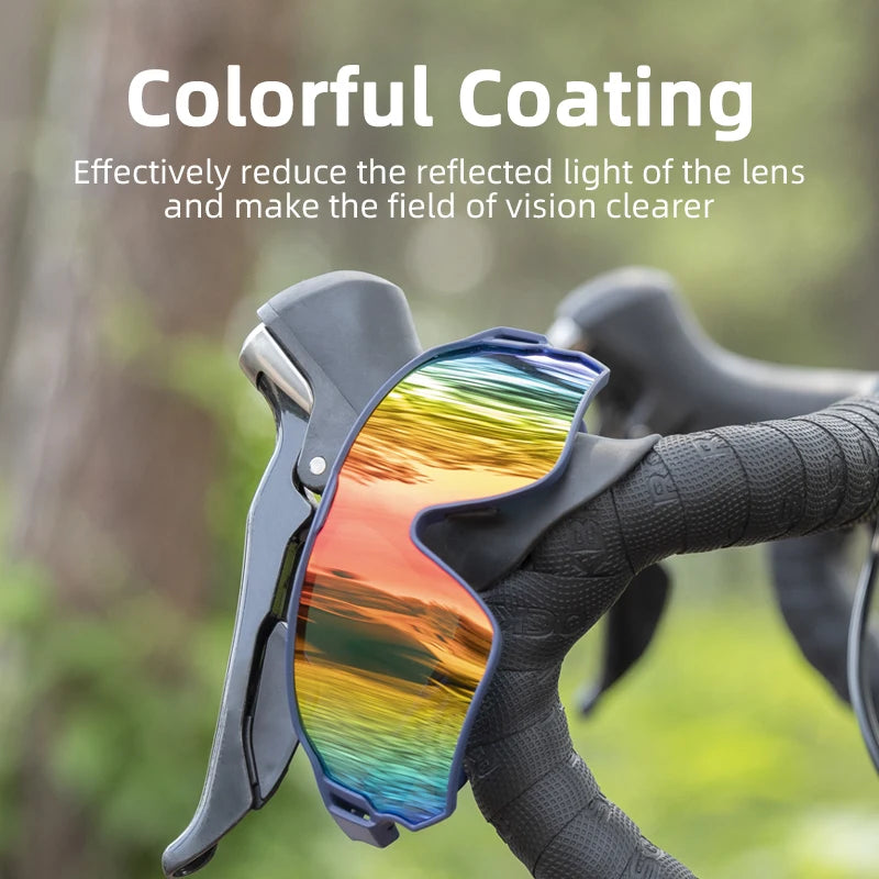 ROCKBROS Polarized Cycling Sunglasses UV400 – Ultralight Large Frame Bike Glasses