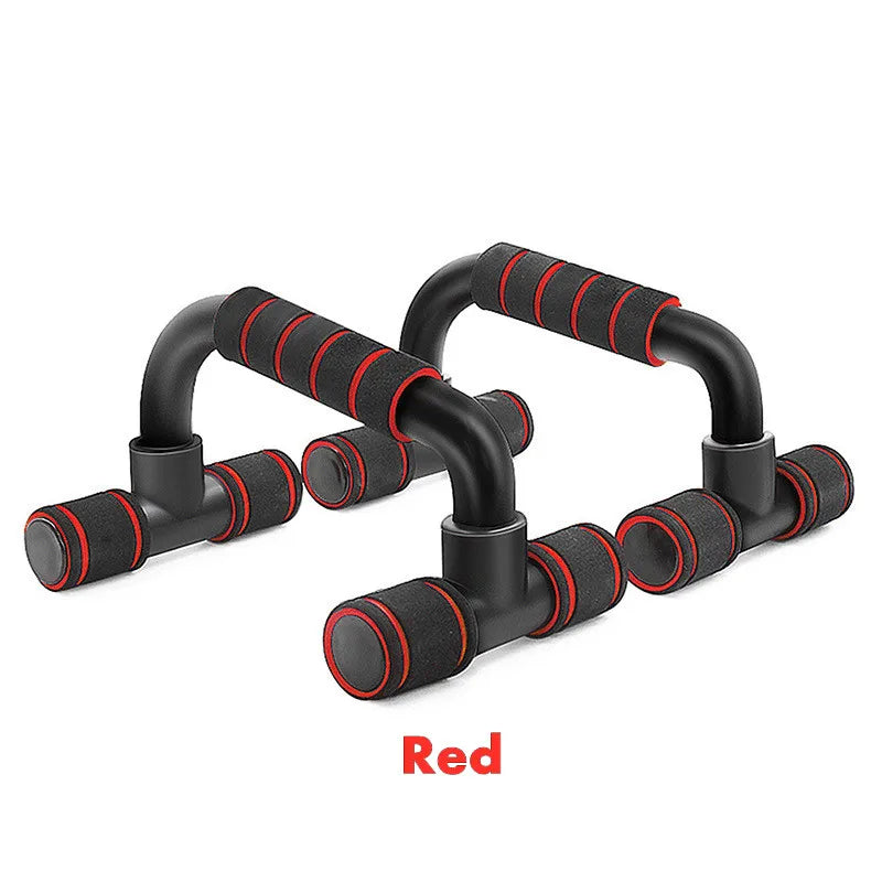 U-Shaped Push-Up Bars with Foam Grip (Home Gym Muscle Training)