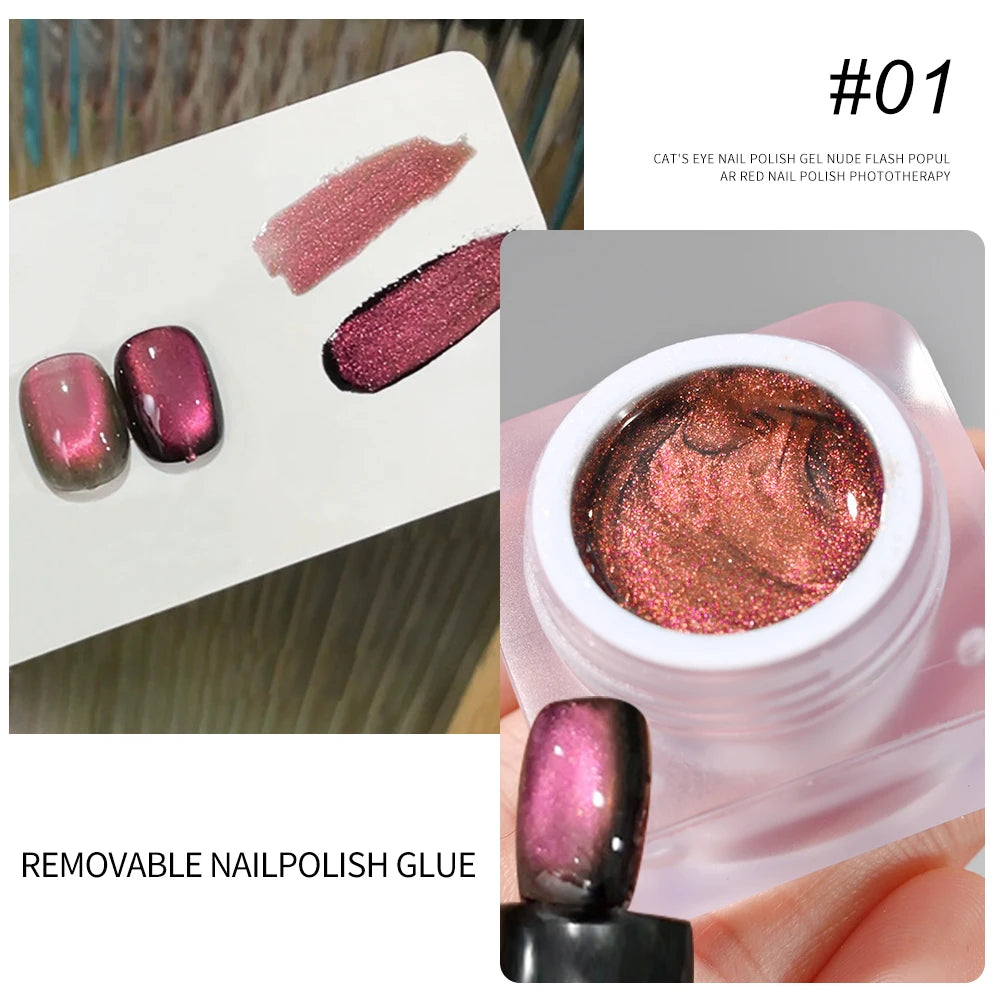8ml Cat Eye Nail Magnetic Gel Polish Galaxy Effect