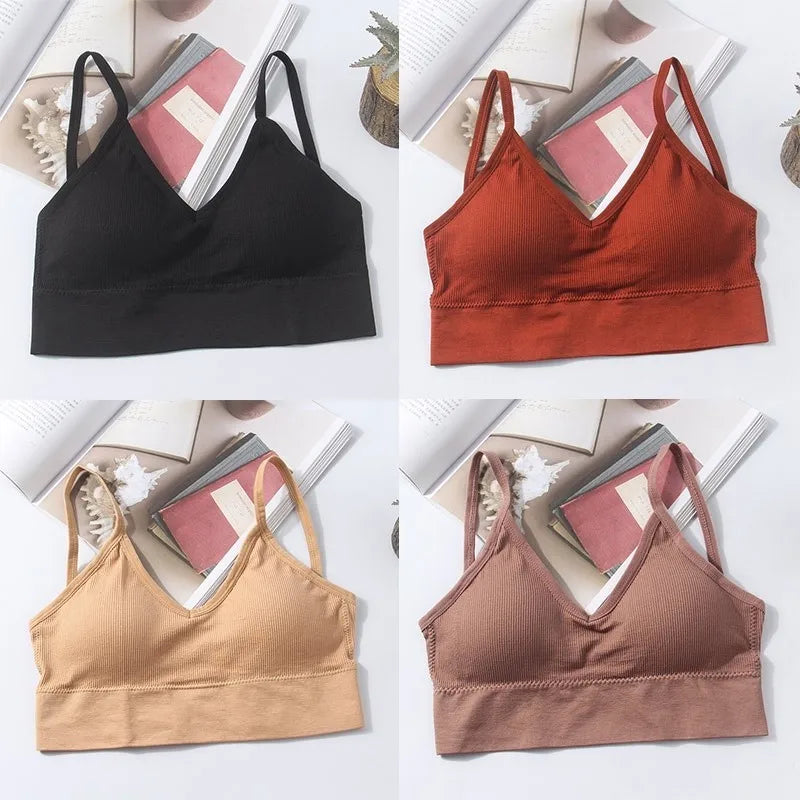 Kit 4 Women Seamless Bra Set