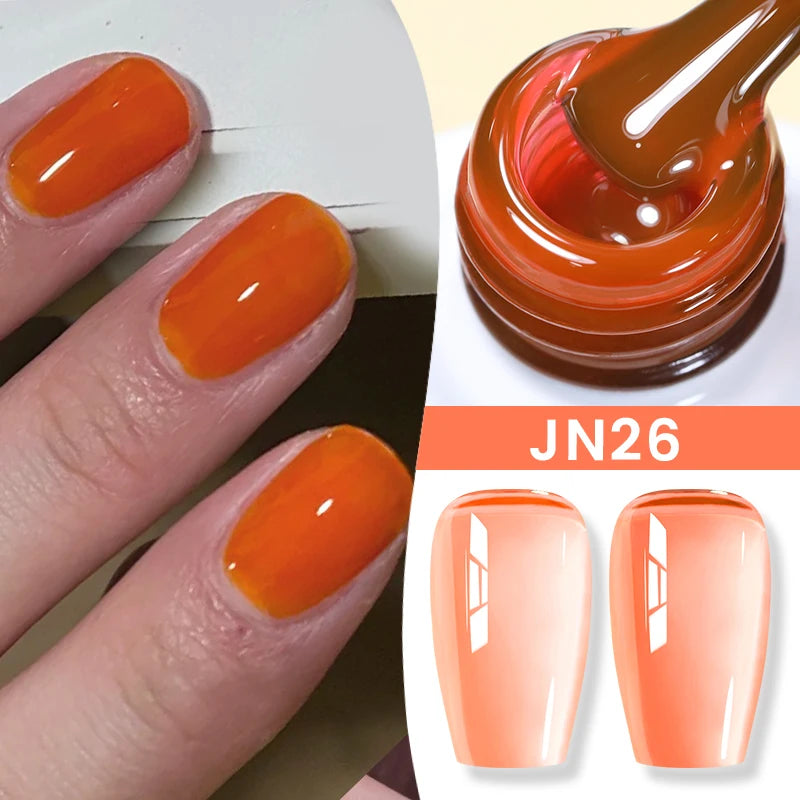 BORN PRETTY 10ml Jelly Nude Gel Nail Polish 50 Colors