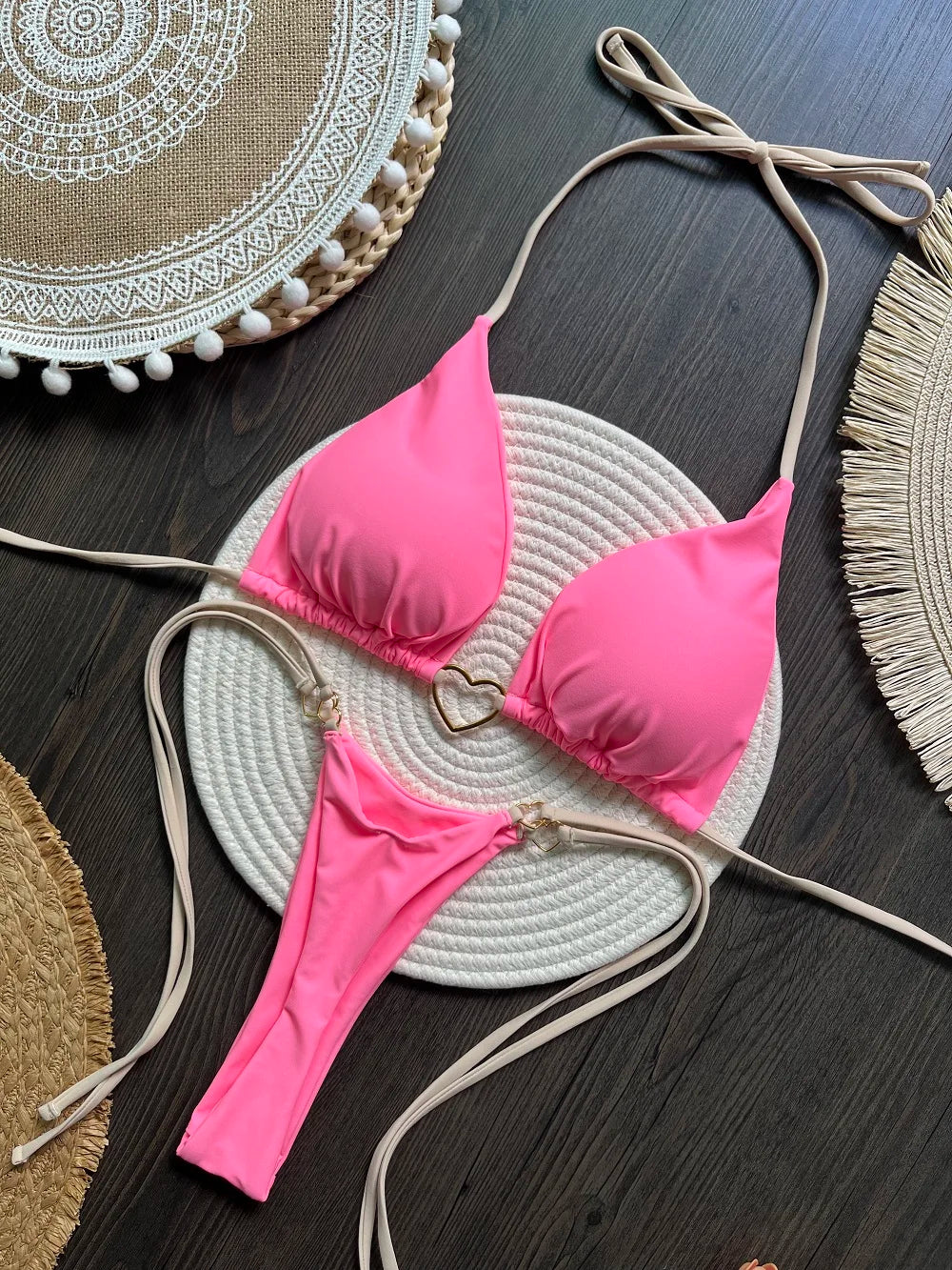Sexy Halter Bikini Set Swimsuit Two-piece