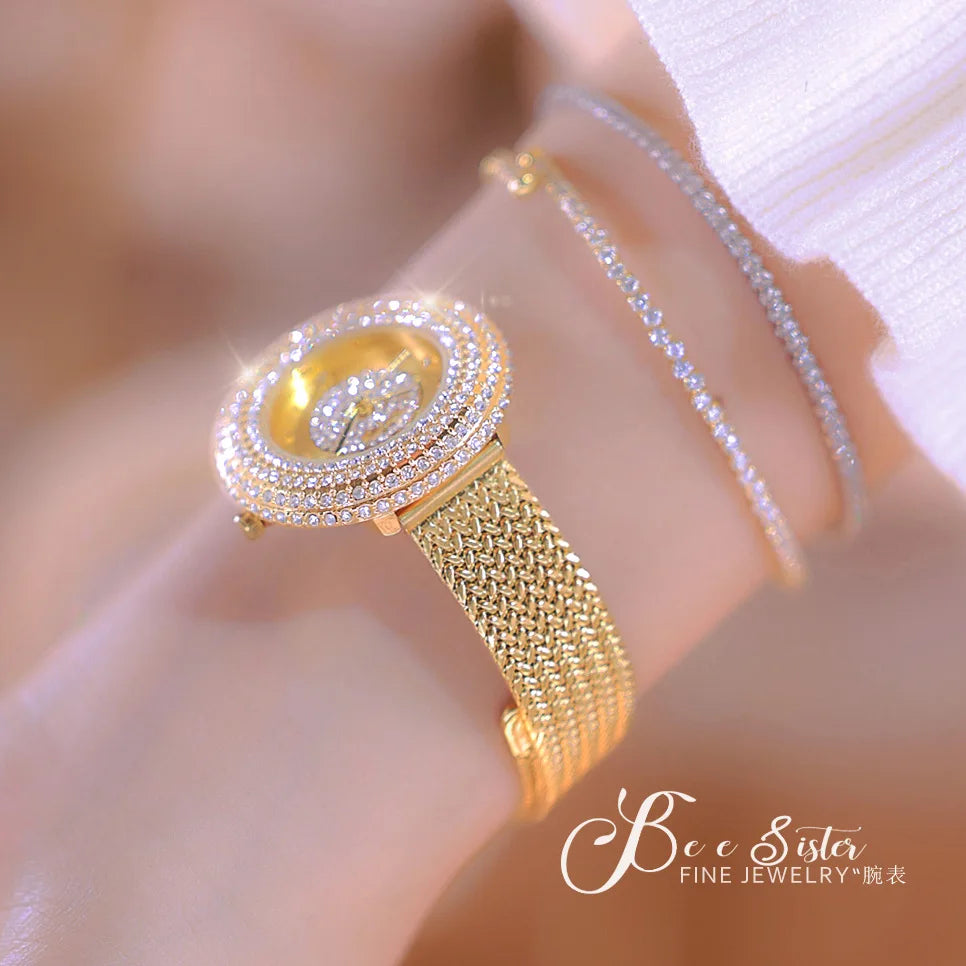 Luxury waterproof watch for women