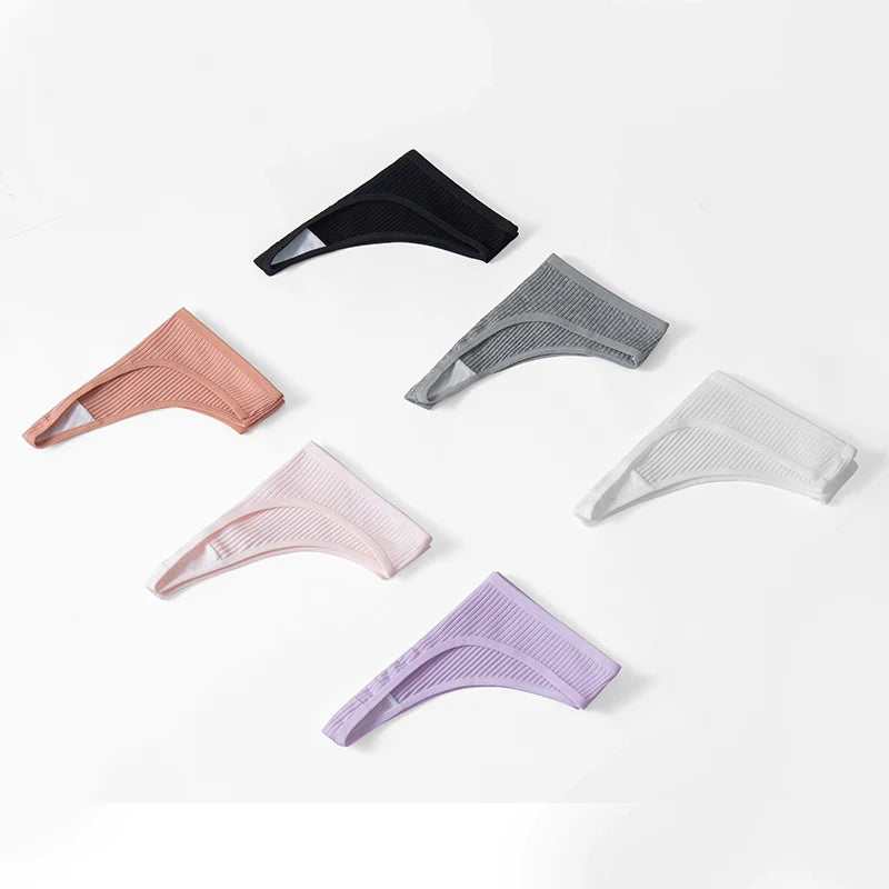 Women’s Cotton Striped Thong Panties – Sexy Cozy Lingerie