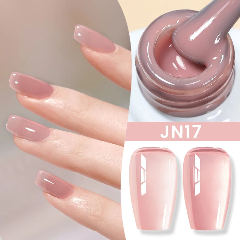 BORN PRETTY 10ml Jelly Nude Gel Nail Polish 50 Colors