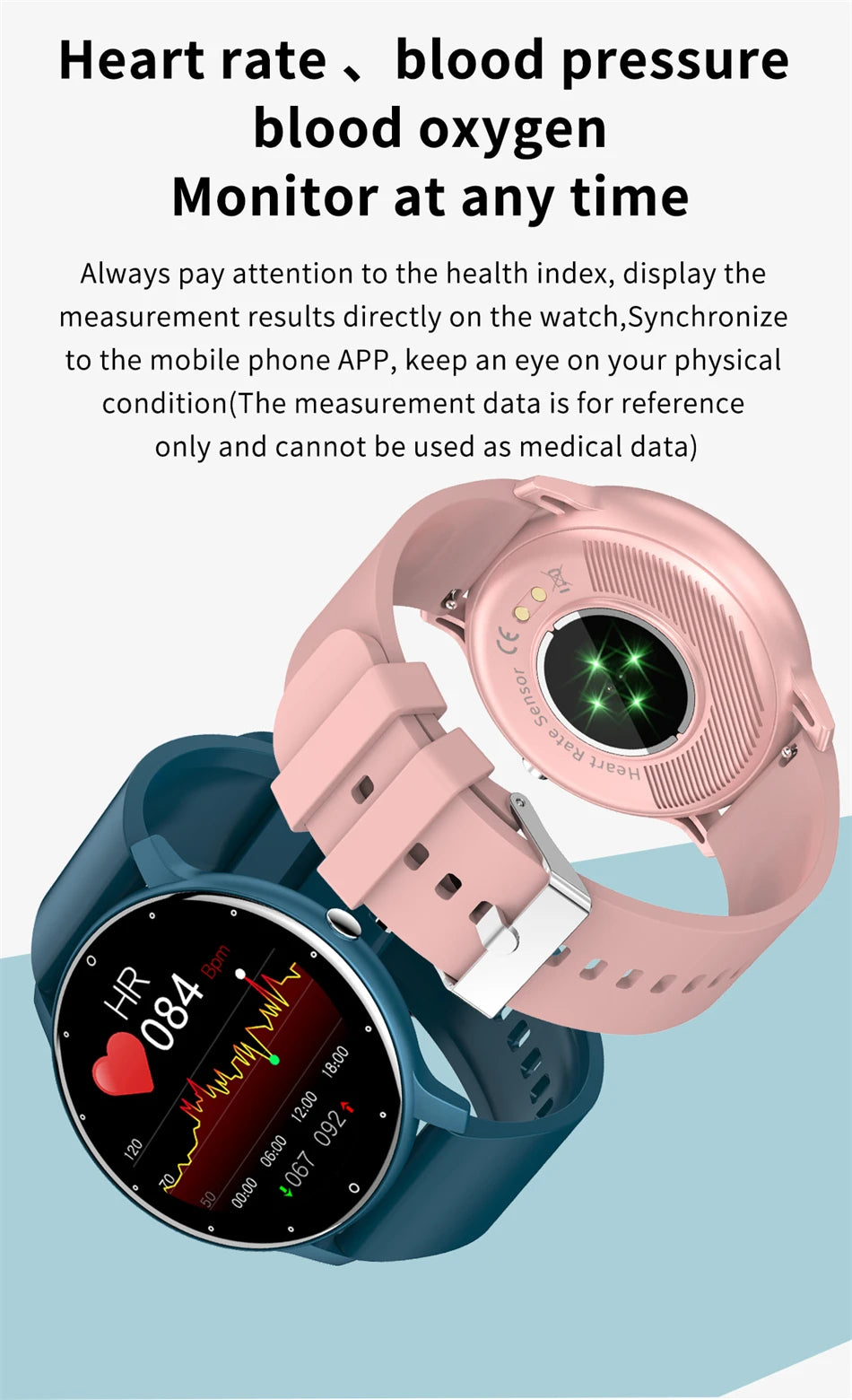 LIGE Smartwatch – Full Touch, Bluetooth Call, Waterproof Fitness Tracker for Android & iOS