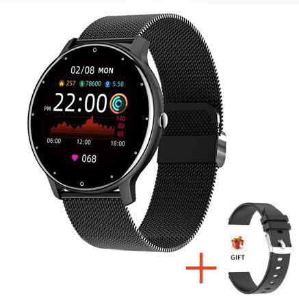 LIGE Smartwatch – Full Touch, Bluetooth Call, Waterproof Fitness Tracker for Android & iOS