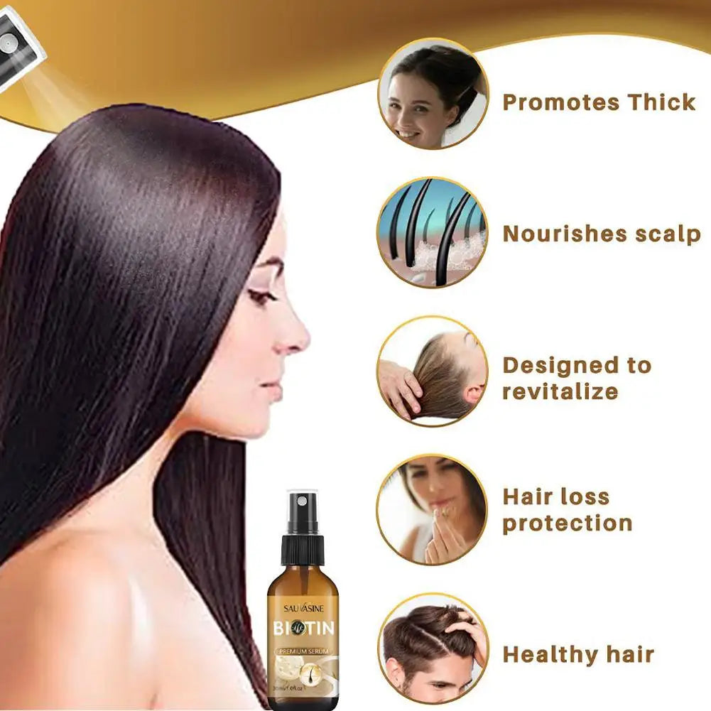 Biotin Hair Thickening Serum For Hair Growth And Volume