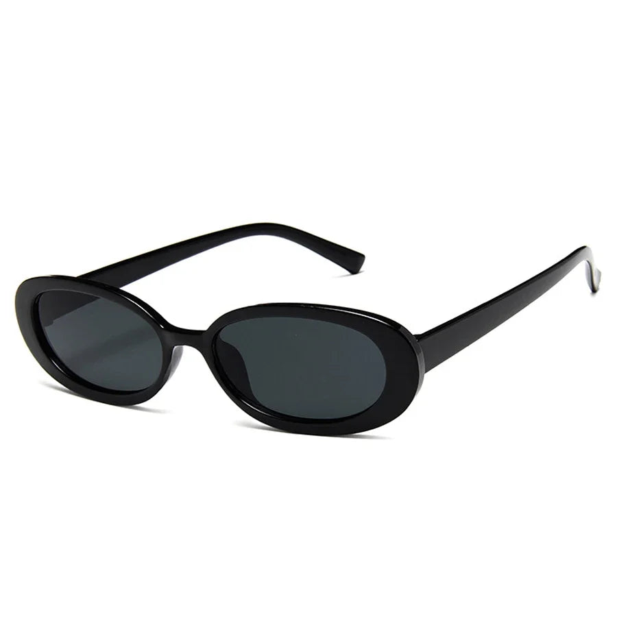 Luxury Brand Designer Oval Women's Sunglasses