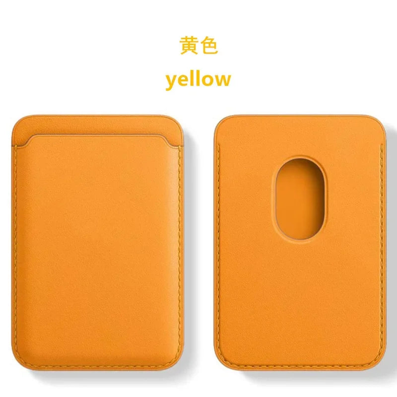 Magsafe Magnetic Leather Wallet Case For iPhone