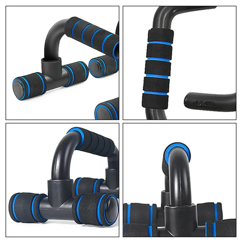 U-Shaped Push-Up Bars with Foam Grip (Home Gym Muscle Training)