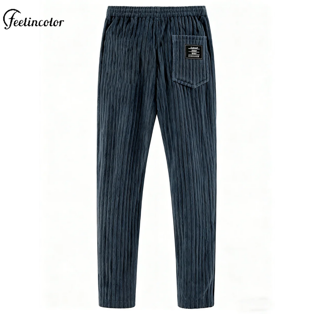 Men’s Retro Striped Corduroy Pants