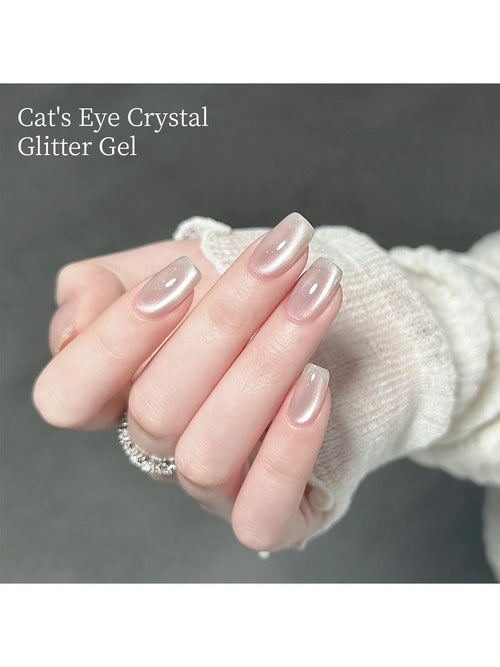 15ml Silver Cat Eye Magnetic Gel Polish.