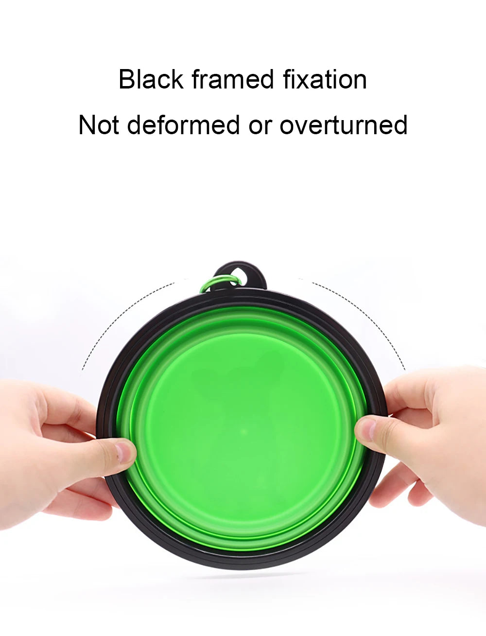 Outdoor Portable Pet Folding Silicone  Bowl