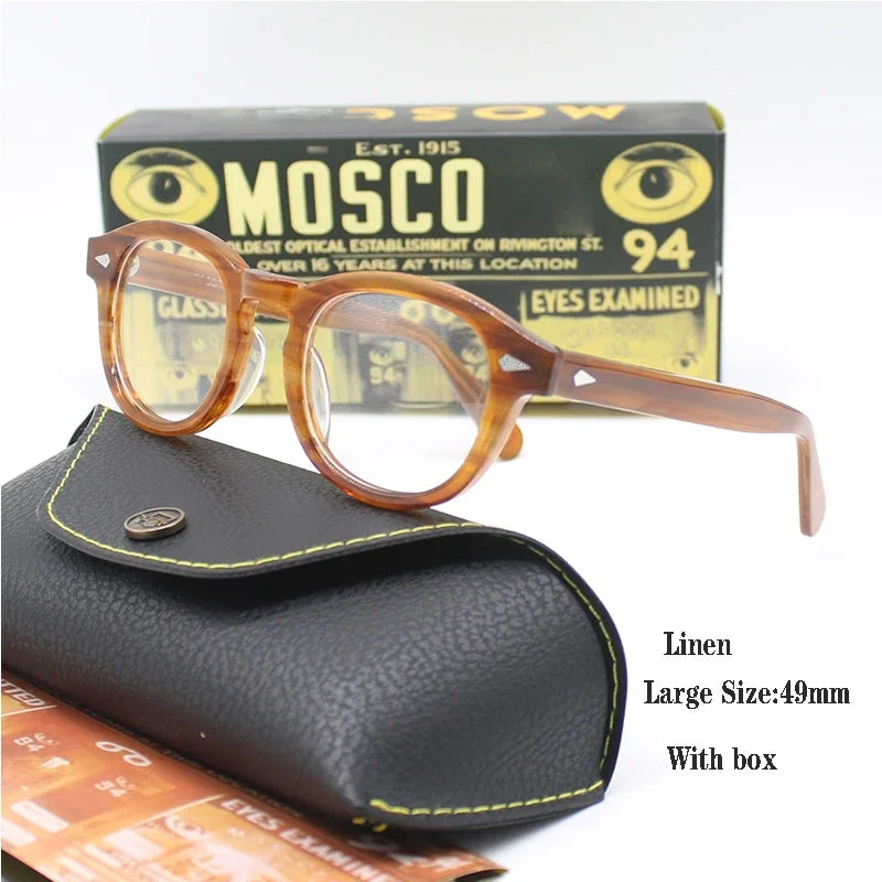 Johnny Depp Style Men's  Glasses Transparent Lens