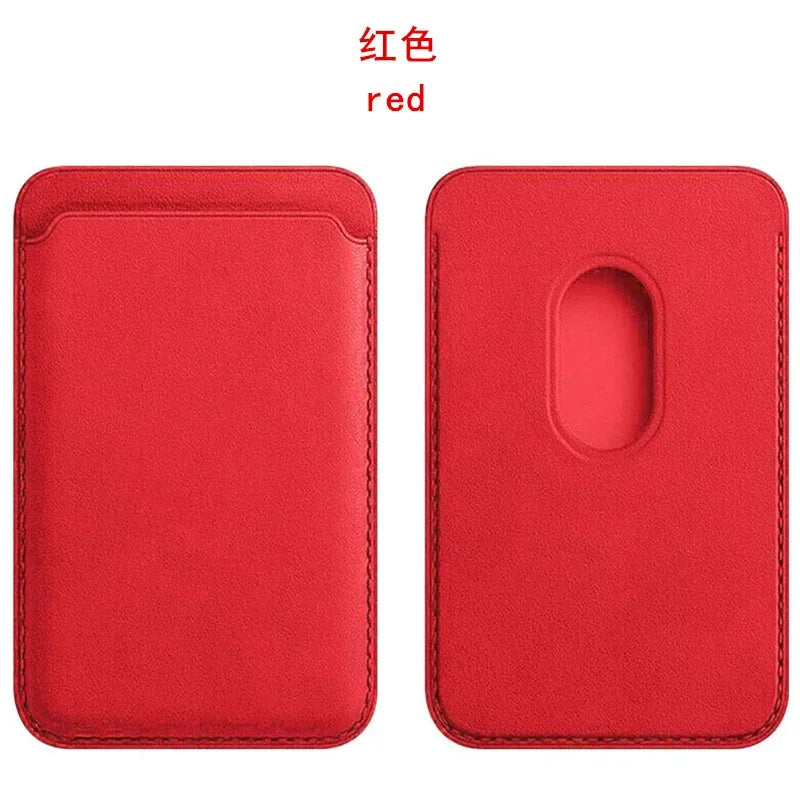 Magsafe Magnetic Leather Wallet Case For iPhone