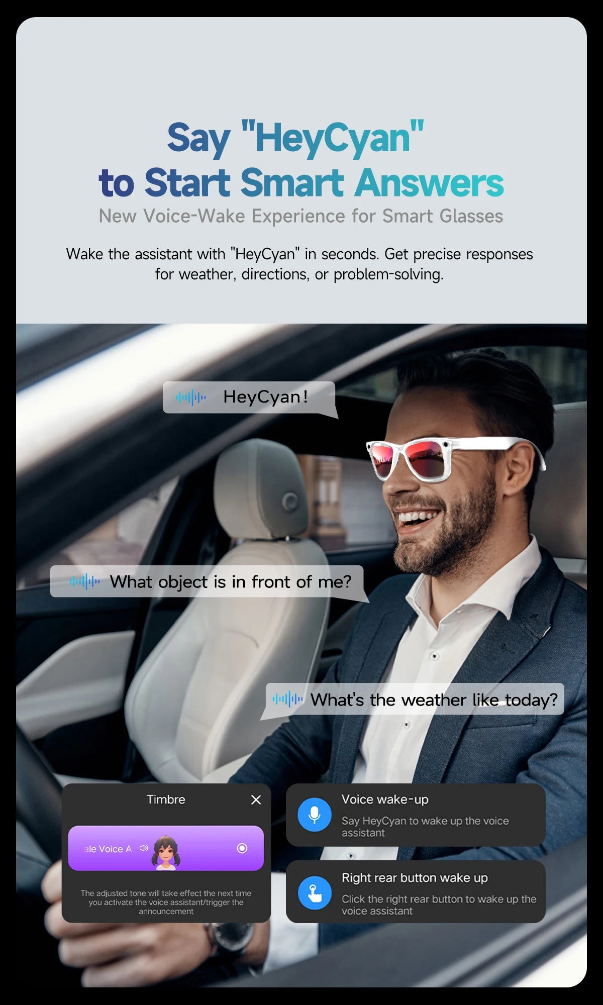 800W AI Camera Smart Glasses – Translation, Photo/Video, Waterproof, Calls, Color-Changing