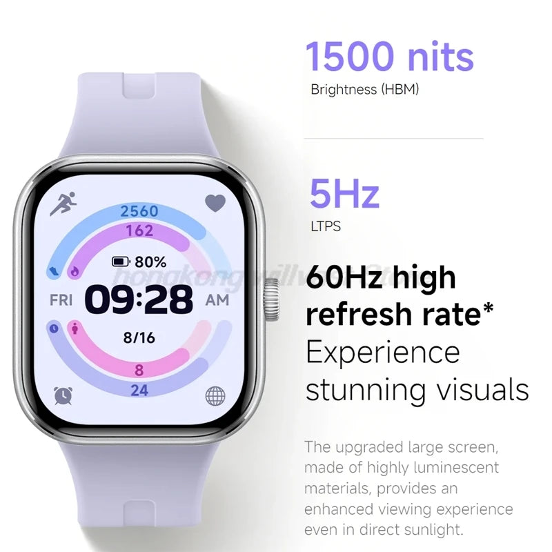 Xiaomi Redmi Watch 5 – AMOLED display smartwatch with 150+ sports modes, long battery life, and health monitoring features.