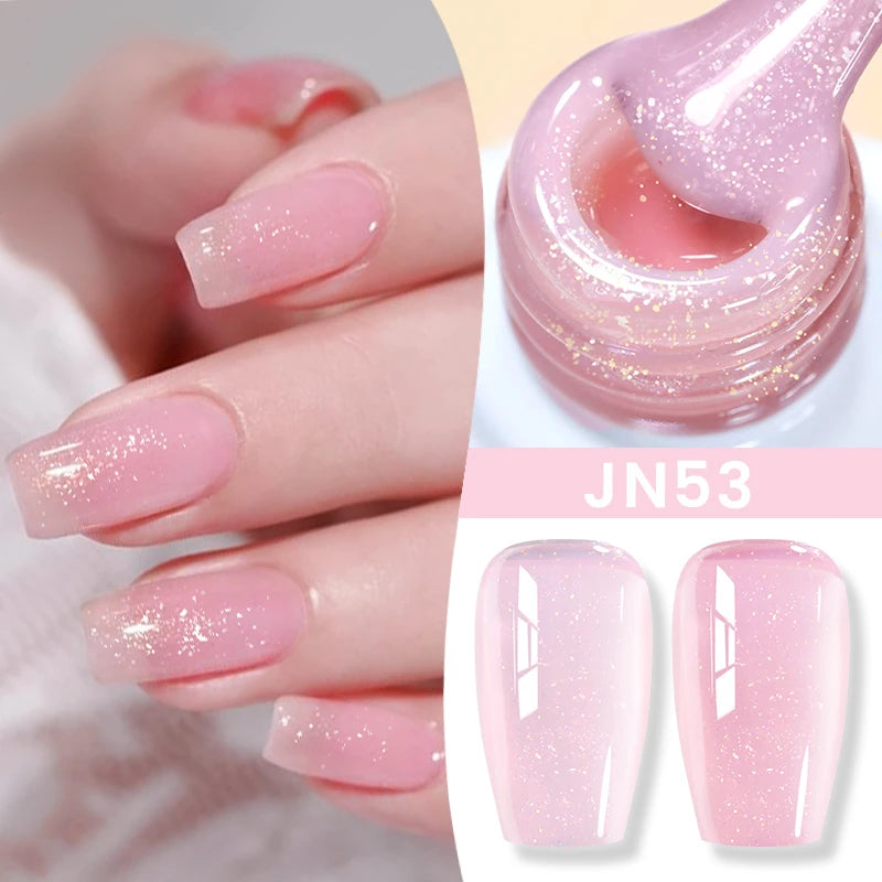 BORN PRETTY 10ml Jelly Nude Gel Nail Polish 50 Colors