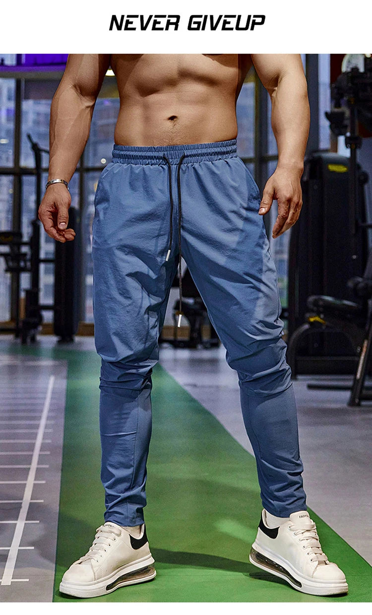 Mens Gym Pants Quick-Drying