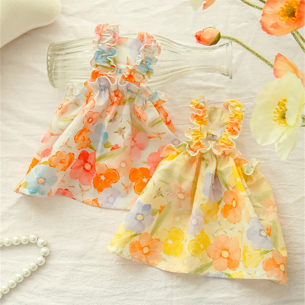 Cats Cotton Summer  Skirt Dresses