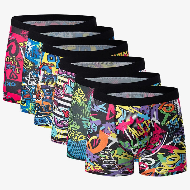 4/5/10 Pcs Fashionable Men's Long Underwear Casual