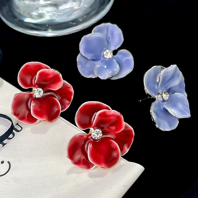 Trendy Women Flower Elegant Earrings