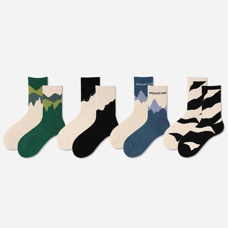 Fun Casual Unisex Cotton Socks