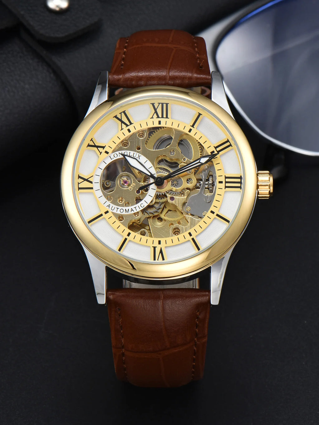 LONGLUX waterproof automatic men's watch
