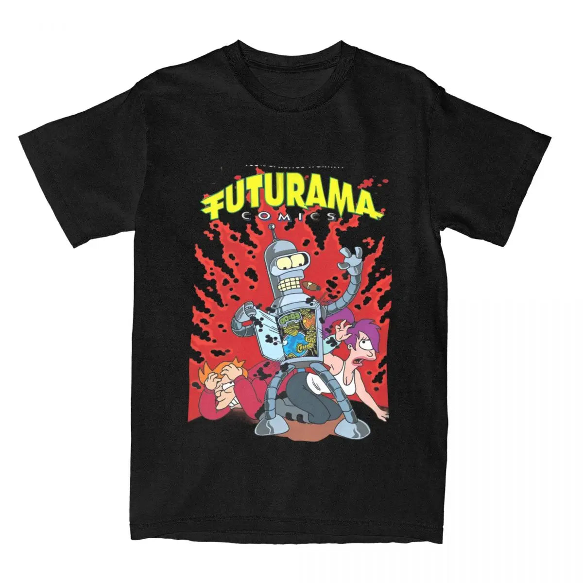 Unisex Futuramas Comics T Shirts 100% Cotton