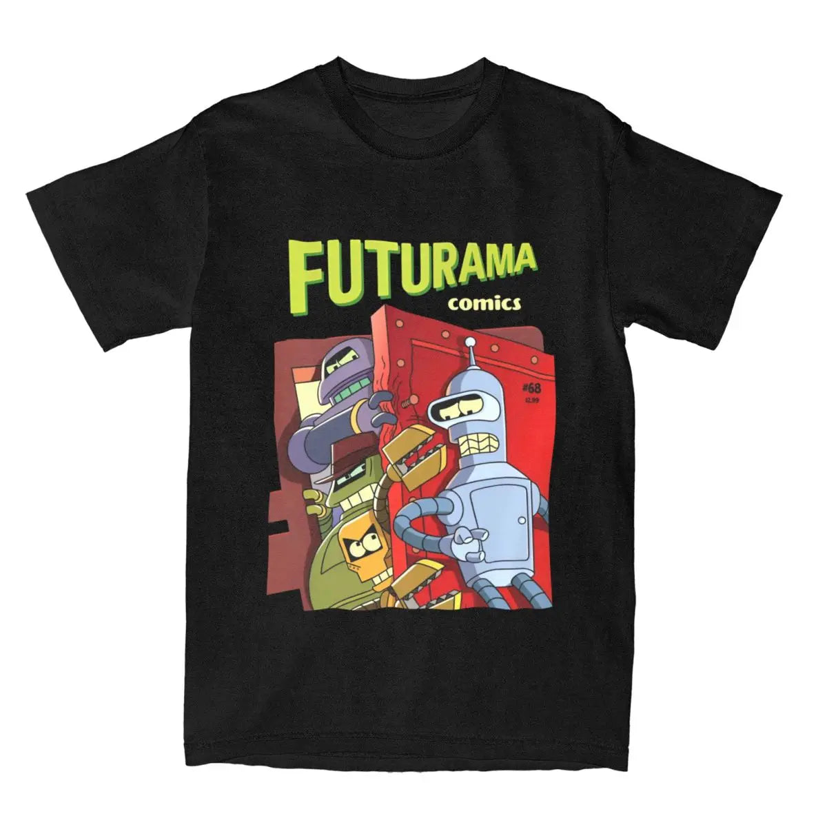 Unisex Futuramas Comics T Shirts 100% Cotton