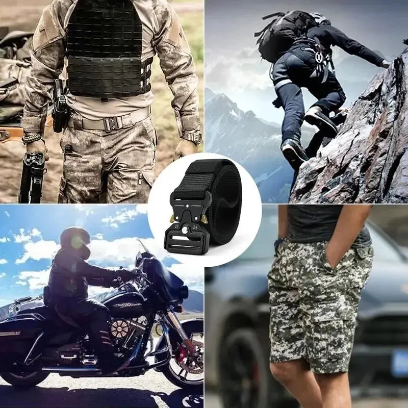 Men's High Quality Belt Outdoor Multi Function Nylon Belt