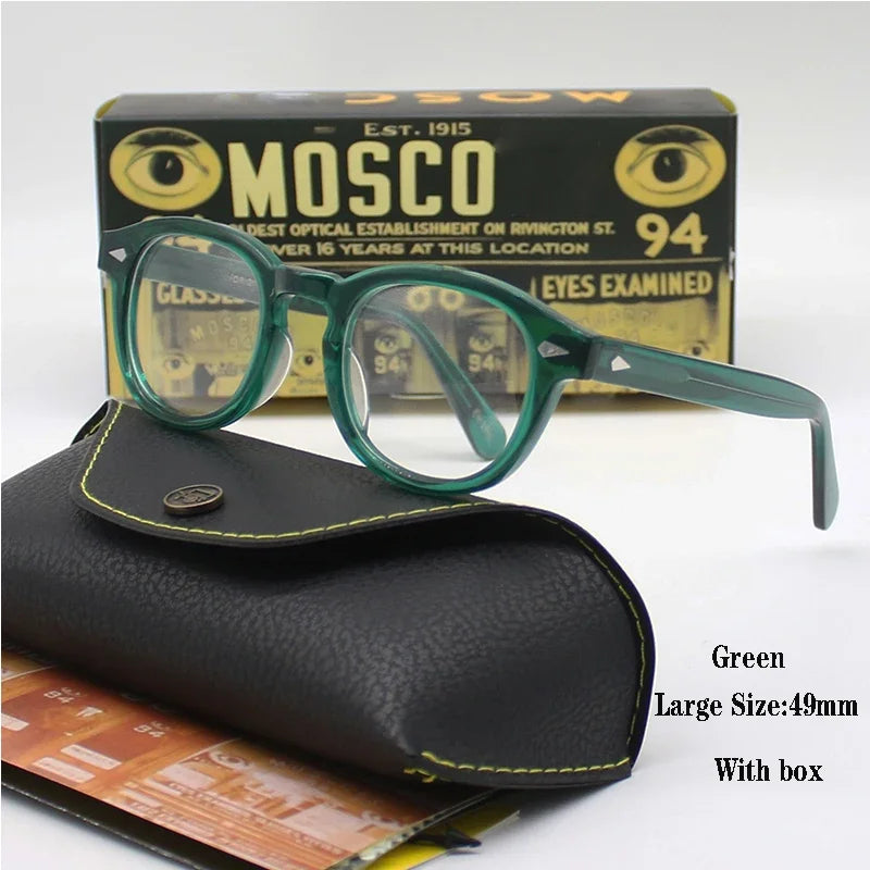 Johnny Depp Style Men's  Glasses Transparent Lens