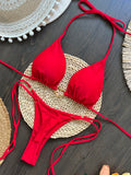 Sexy Halter Bikini Set Swimsuit Two-piece