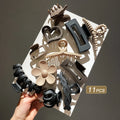 11pcs Women's High-end Frosted Clip