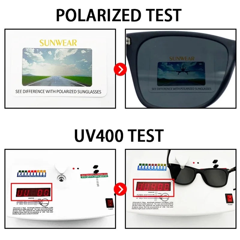 Night Vision Glasses PC Frame Polarized Sunglasses Men Outdoor