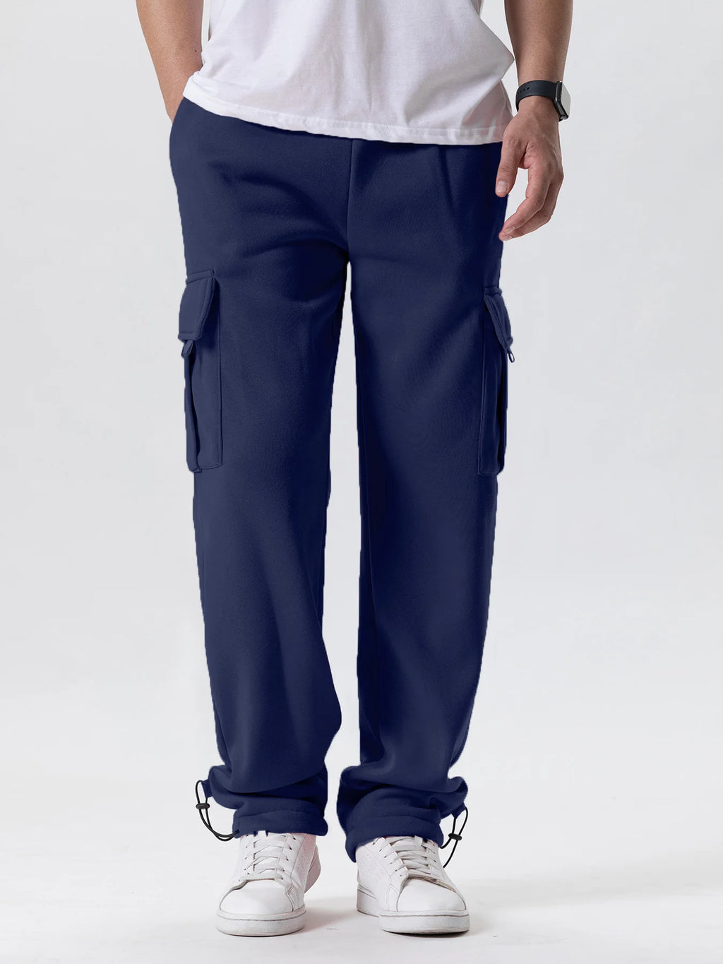 Men’s Loose Straight-Fit Jogger Sweatpants
