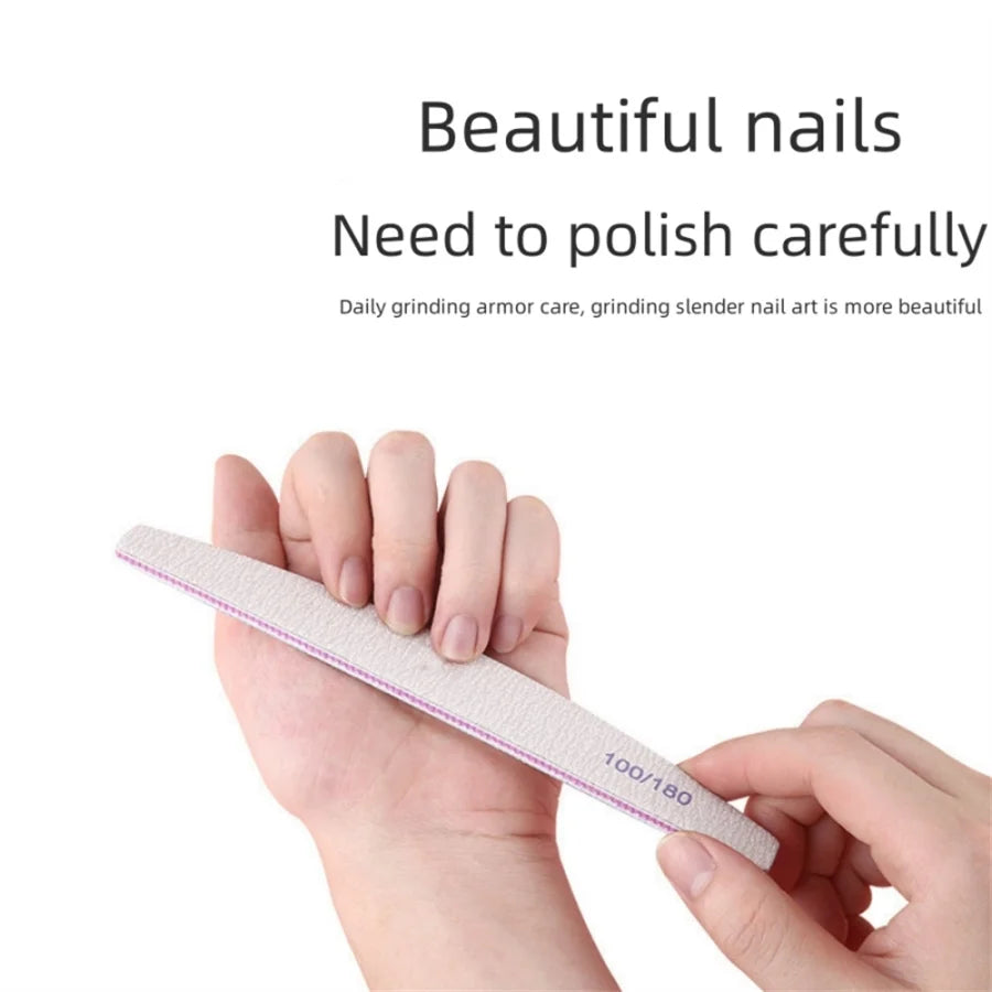 10Pcs Nail Art Files 100/180 Nails Accessoires