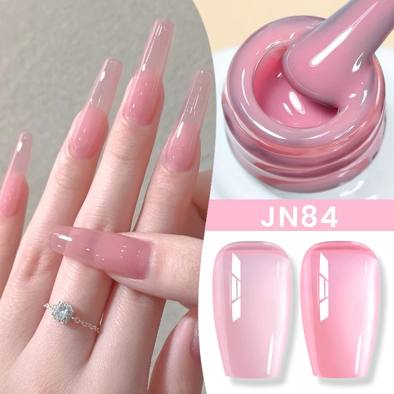 BORN PRETTY 10ml Jelly Nude Gel Nail Polish 50 Colors
